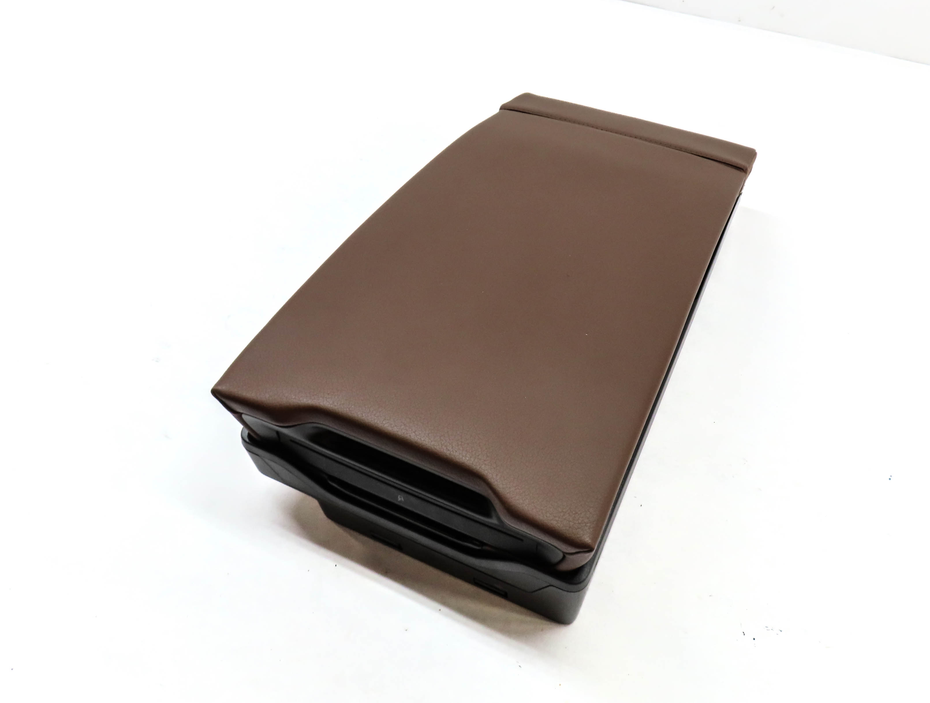 2012 AUDI A6 (C7 4G) REAR CENTER CONSOLE ARMREST STORAGE COMPARTMENT w/CUPHOLDER — exact item pictured